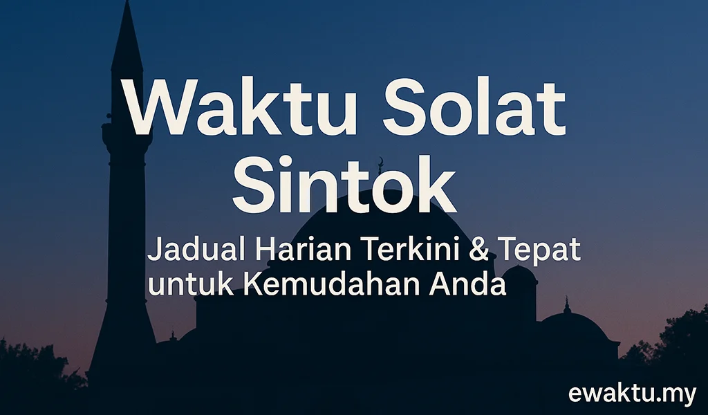 Waktu Solat Sintok